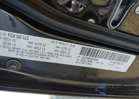 2016 Chrysler 300 300S from USA, damaged, VIN 2C3CCABG5GH320946